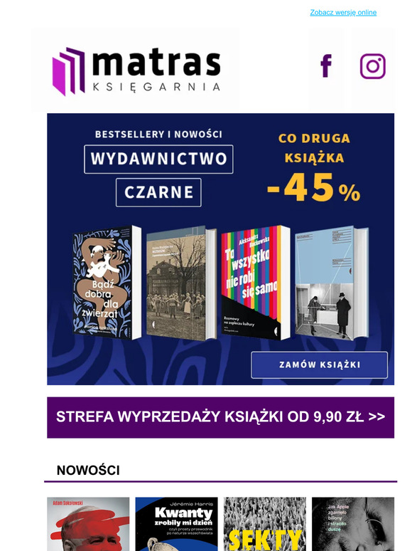 Nowości i bestsellery Wydawnictwa Czarne📚