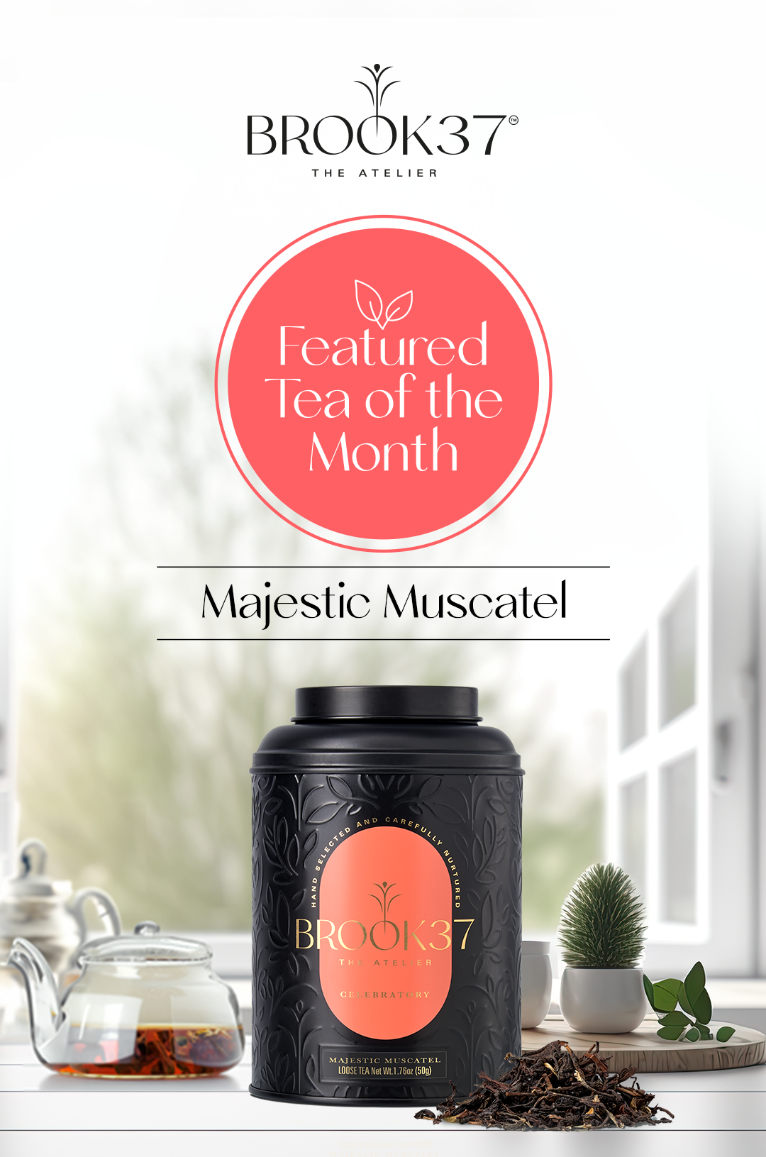 Brook 37 Tea LLC: Introducing Majestic Muscatel