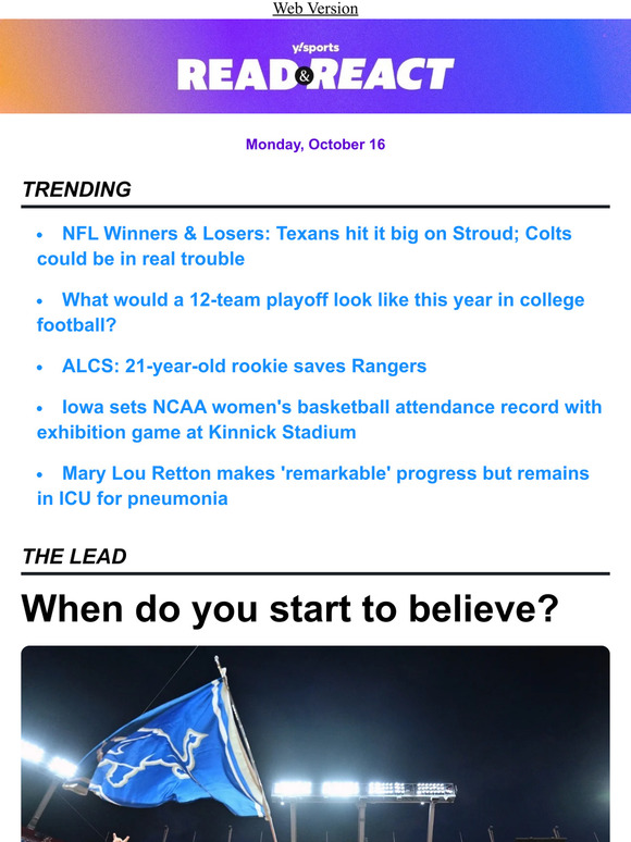 Let's talk about believing