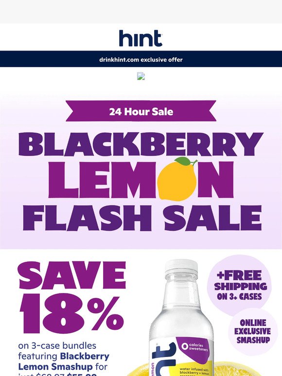 Blackberry Lemon is back!