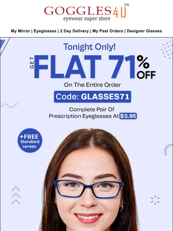 Goggles4u Eyeglasses 🔈🚨Hurry...This Is Your Last Chance. Milled