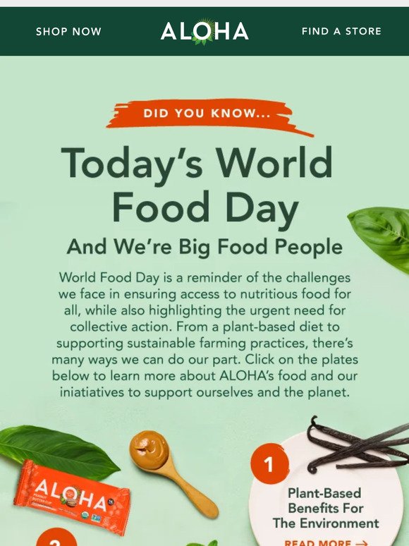 Did You Know Today Is World Food Day?
