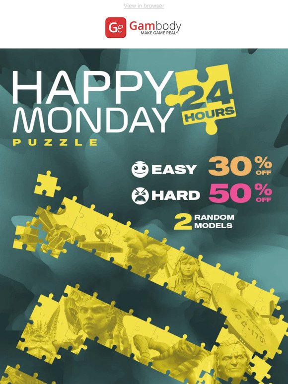 🧩 Start your week with Happy Monday riddles and awesome discounts!