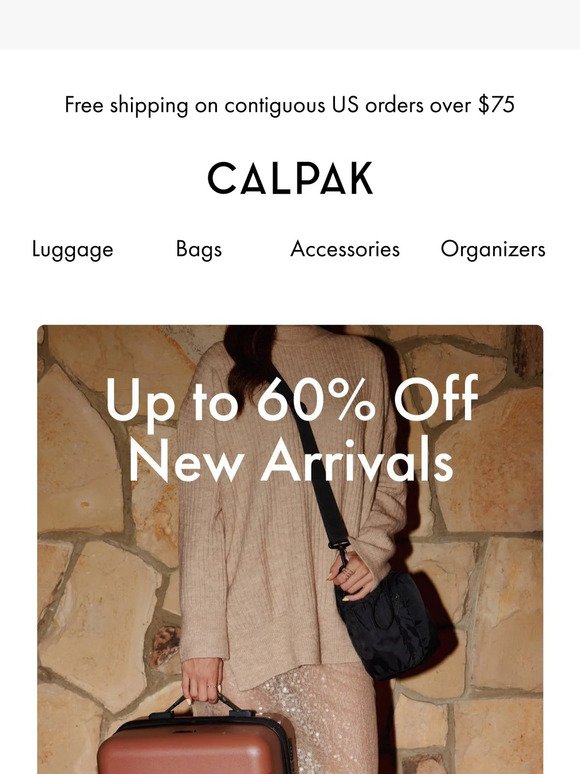 Calpak's Luka Duffel Is Back In Stock And 20% Off Right Now