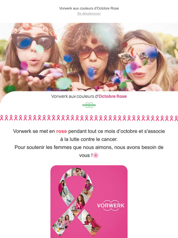 Octobre rose : Vorwerk se mobilise