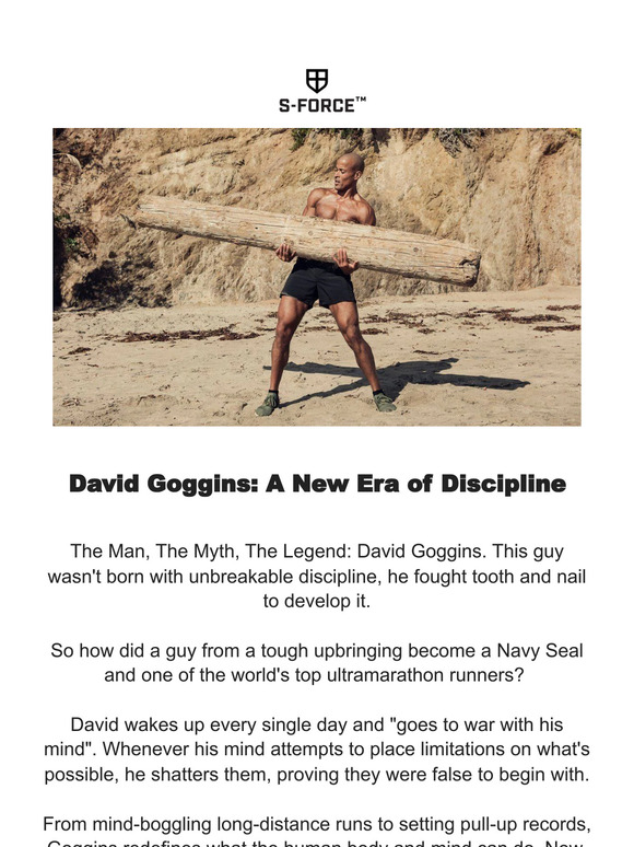 S-FORCE: David Goggins: Defying Limits and Redefining Grit | Milled