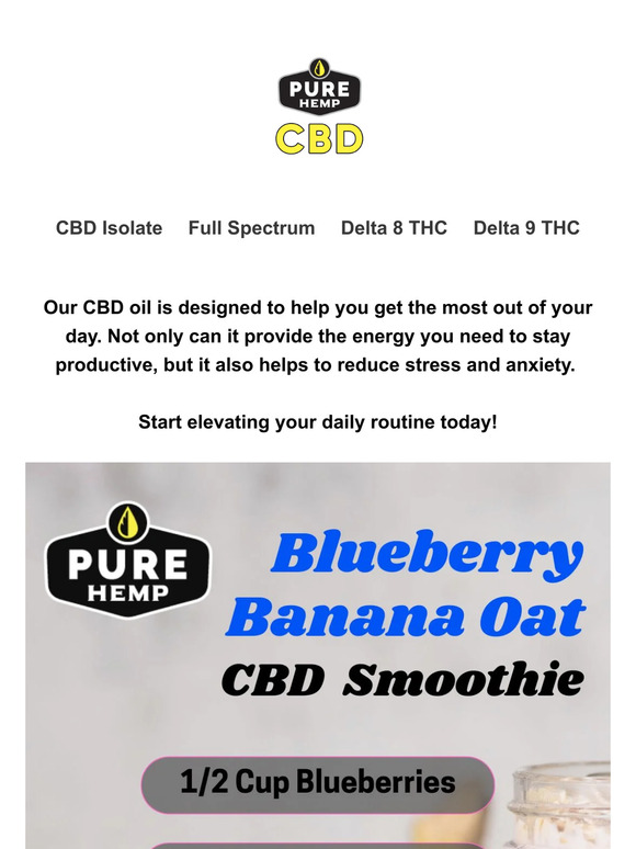 💪Enhance Your Protein Shake With CBD 🌿