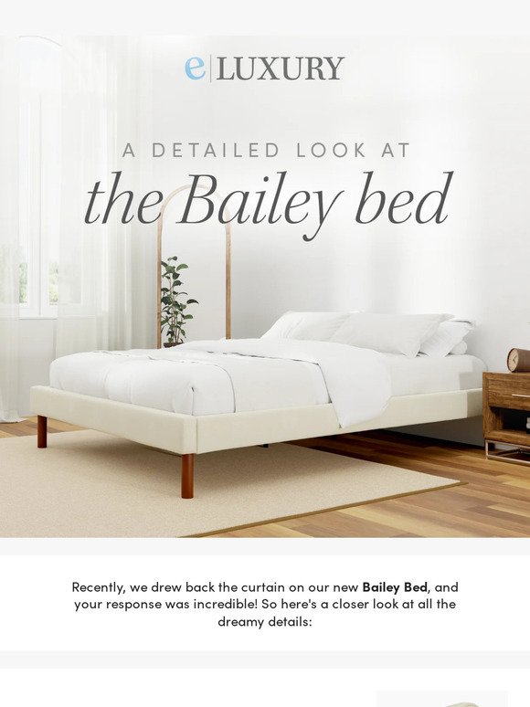 A closer look at the Bailey Bed 🔍