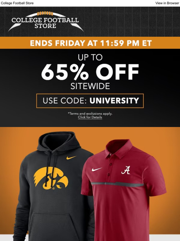 college football store Meet Our Most Valuable Milled