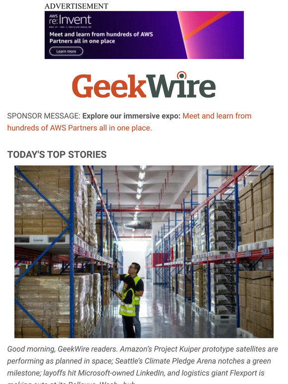 GeekWire Flexport layoffs hit Bellevue office Latest on Amazon’s