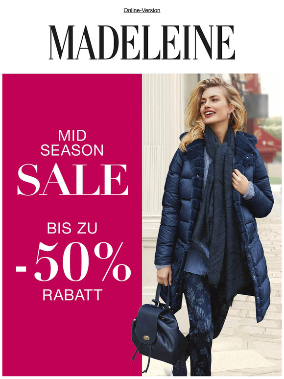 Bis zu -50% im Mid Season Sale
