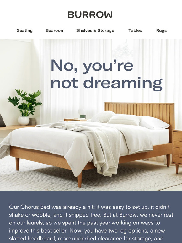 Introducing the new & improved Chorus Bed