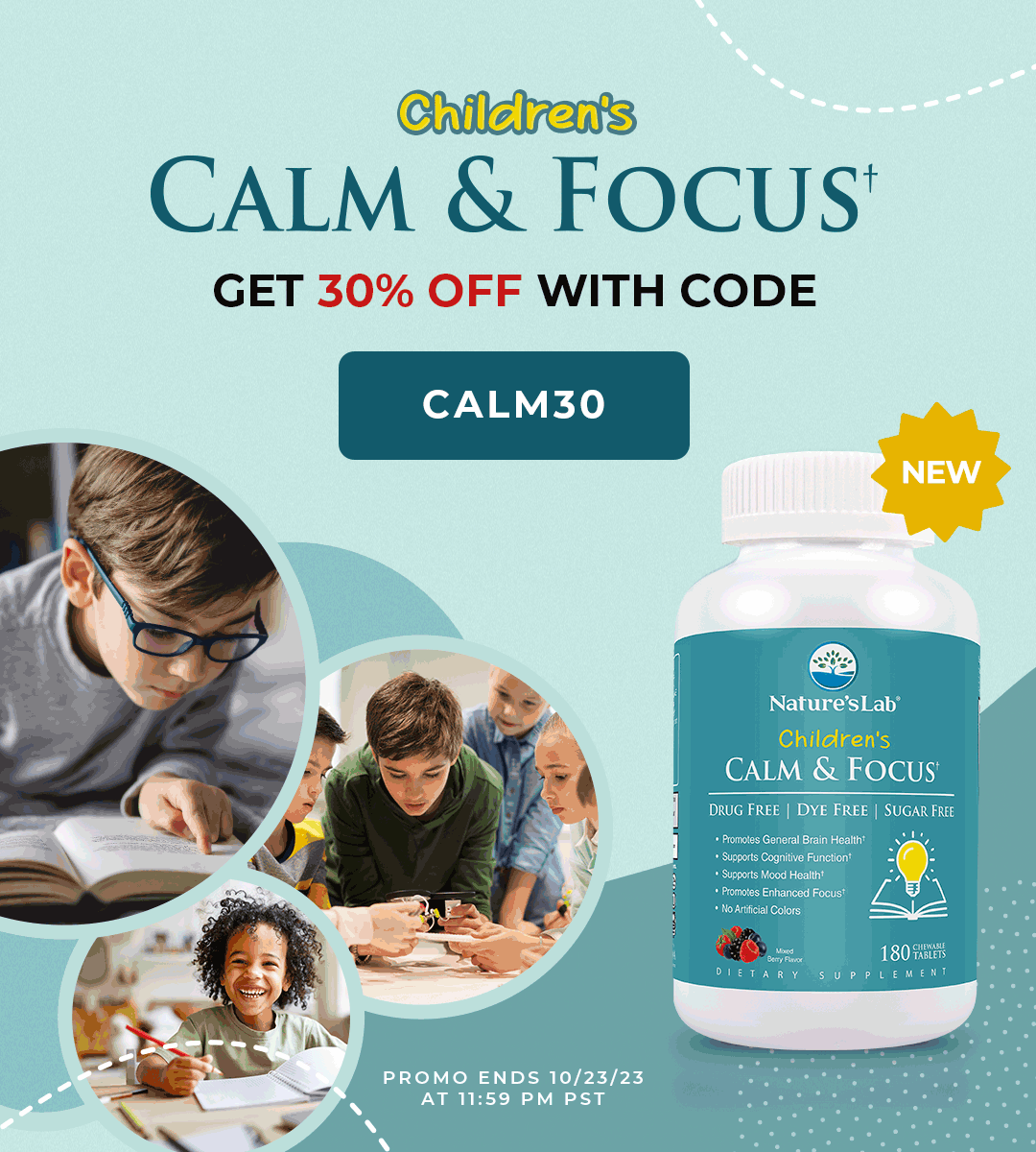Nature's Lab Get a boost for backtoschool with new Children’s Calm
