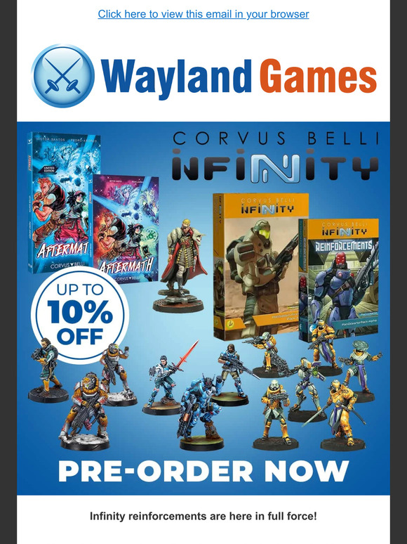 Wayland Games: 🌌 New Infinity CodeOne Operation Blackwind Pre-orders