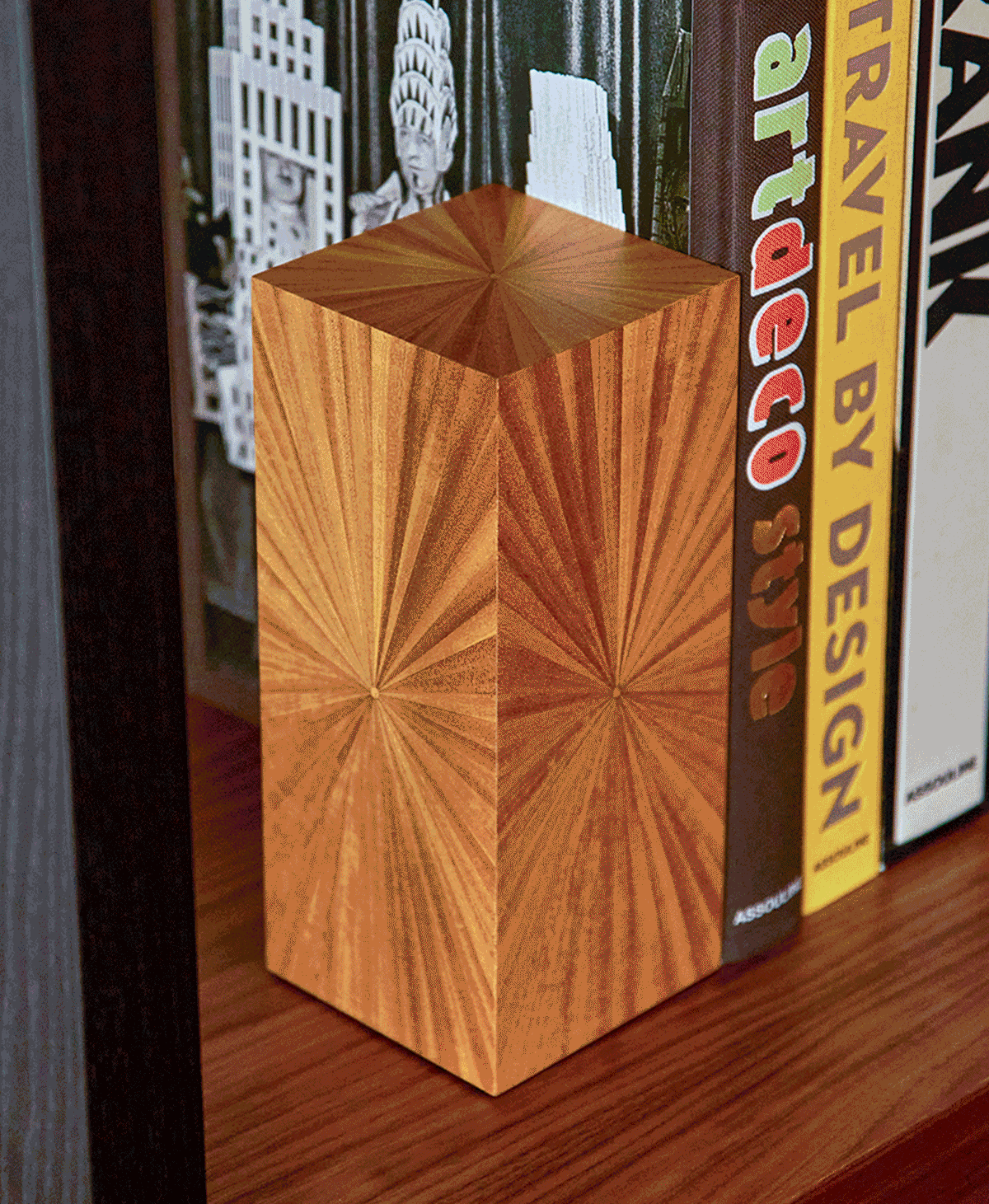 Assouline Introducing Marquetry Bookends Milled