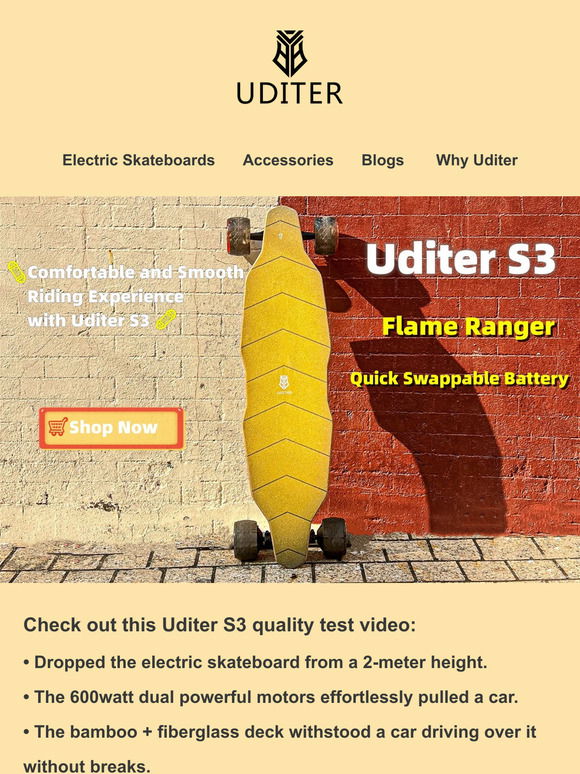 How to Quick-Install the Batteries of UDITER electric skateboard