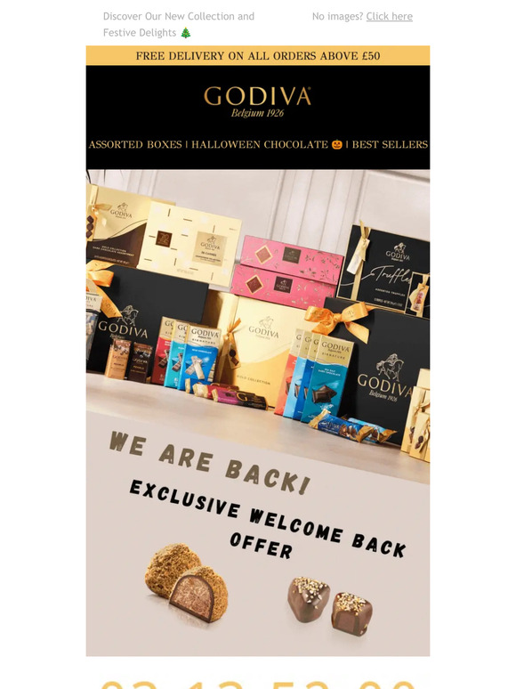 Godiva Chocolates Back to GODIVA Enjoy 20 Off with Code