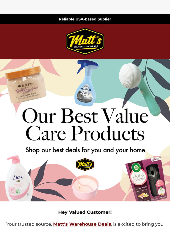 Matt's Warehouse Deals: ❤️ Stock up on your favorites ❤️