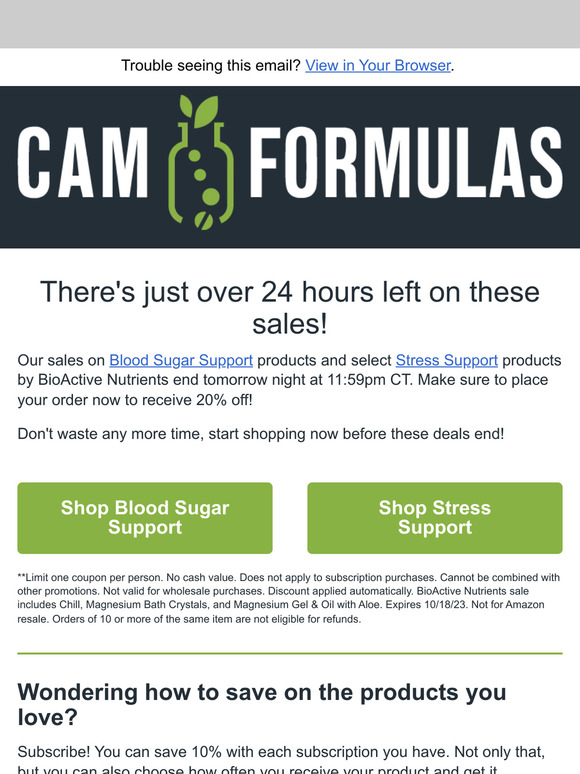 Sales end Tomorrow!!