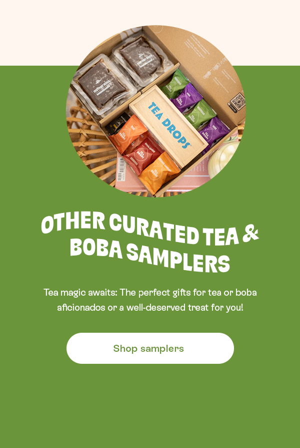 Tea Drops NEW Deluxe Tea Sampler Milled