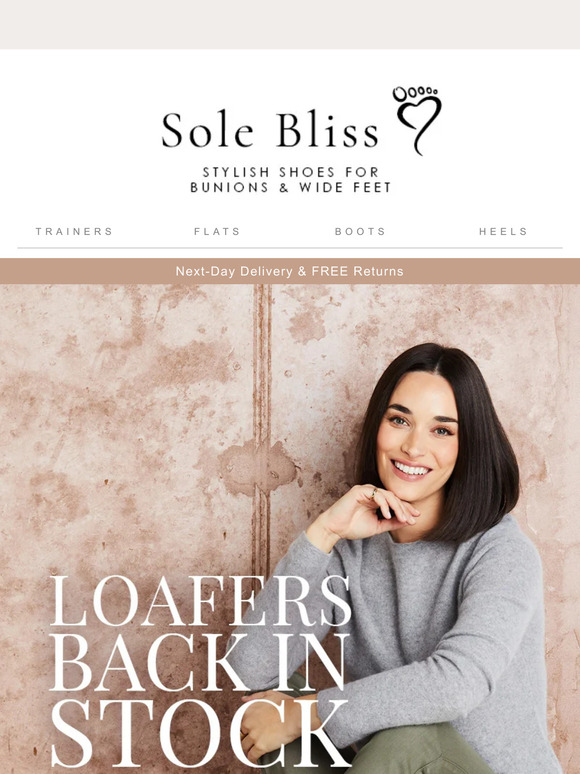 Sole Bliss Essential Loafers are BACK in Stock! Milled