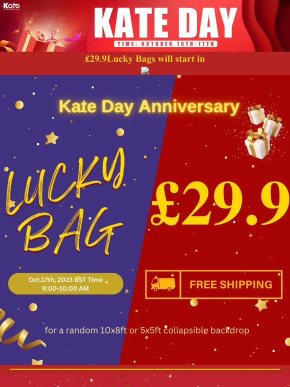 ⏰Last Chance for £29.9 Lucky Bags!!!!