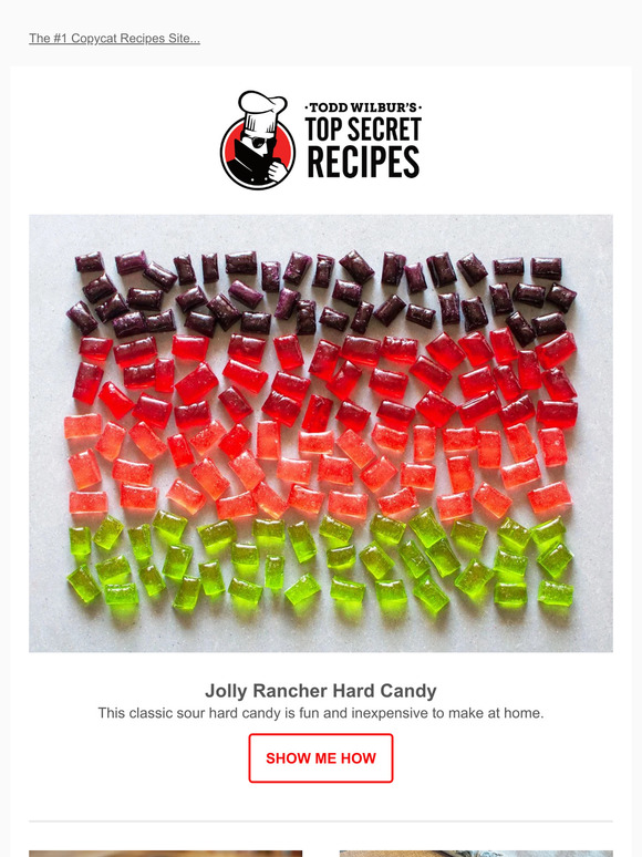 Top Secret Recipes, Inc. Make Jolly Rancher Hard Candy at home! 🏡 Milled