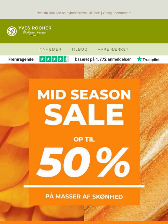 10 % ekstra rabat på MID SEASON SALE