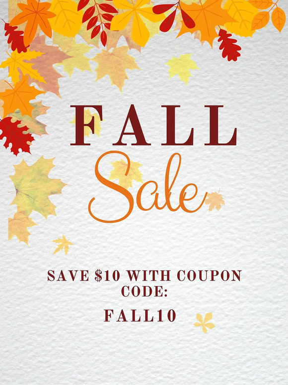 Exclusive $10 Discount - Don't Miss Out! 🍁