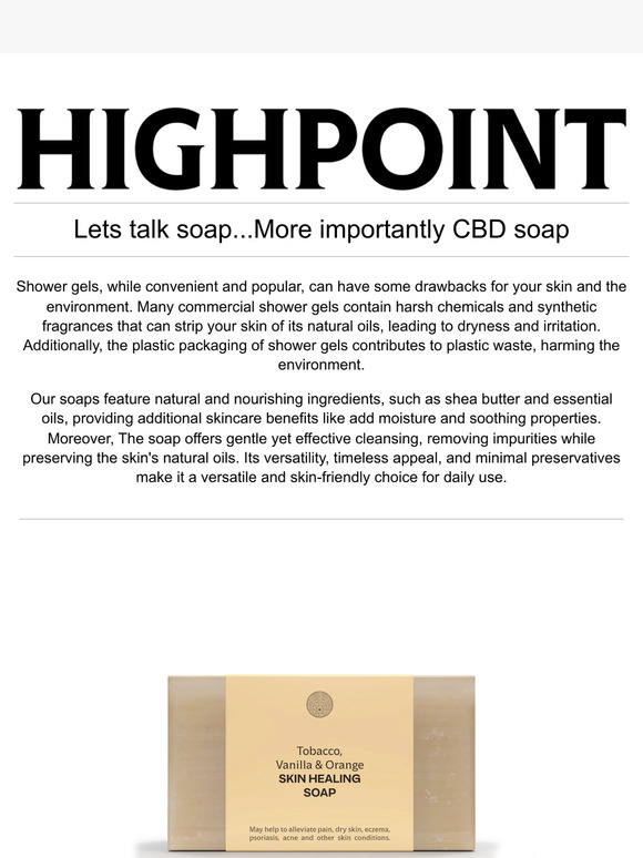 Have you tried our CBD soap?