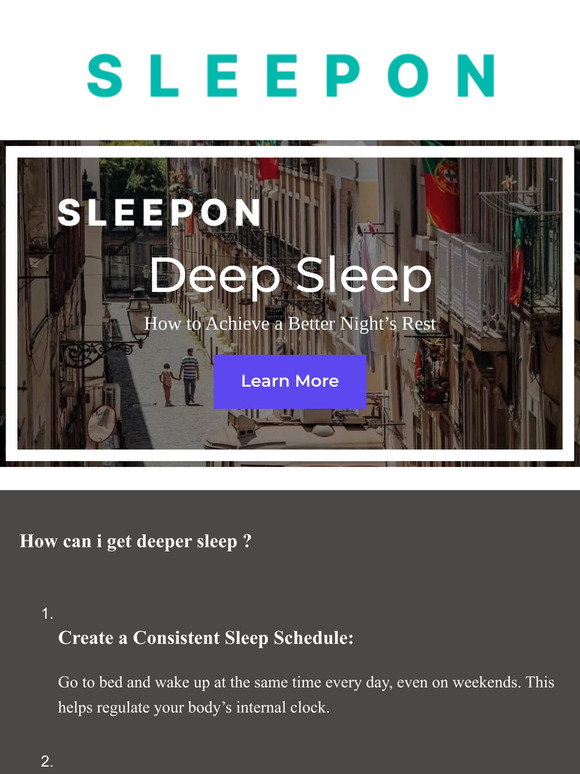 Sleepon: 👋Do you know there is 3 stages of sleep ? | Milled