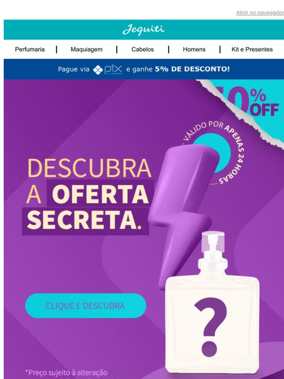 Tem uma OFERTA SECRETA te esperando aqui.. 🤔