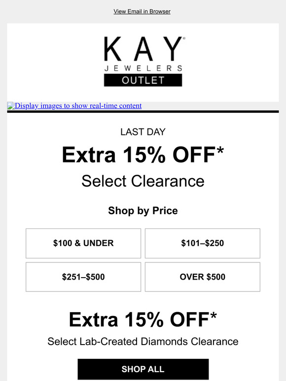 Act Fast! Extra 15% off select clearance items