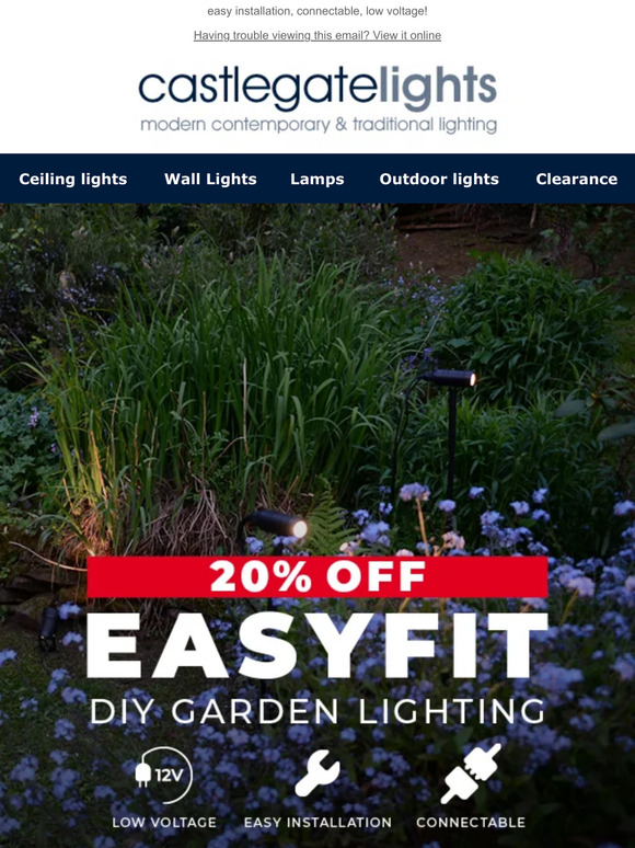 Easyfit deals garden lights