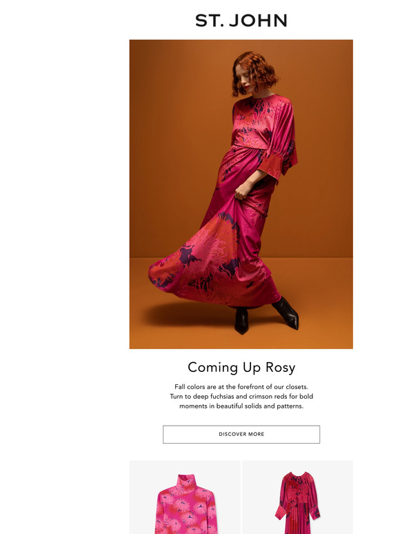 St John Knits Bold Moments in Beautiful Solids and Patterns Milled