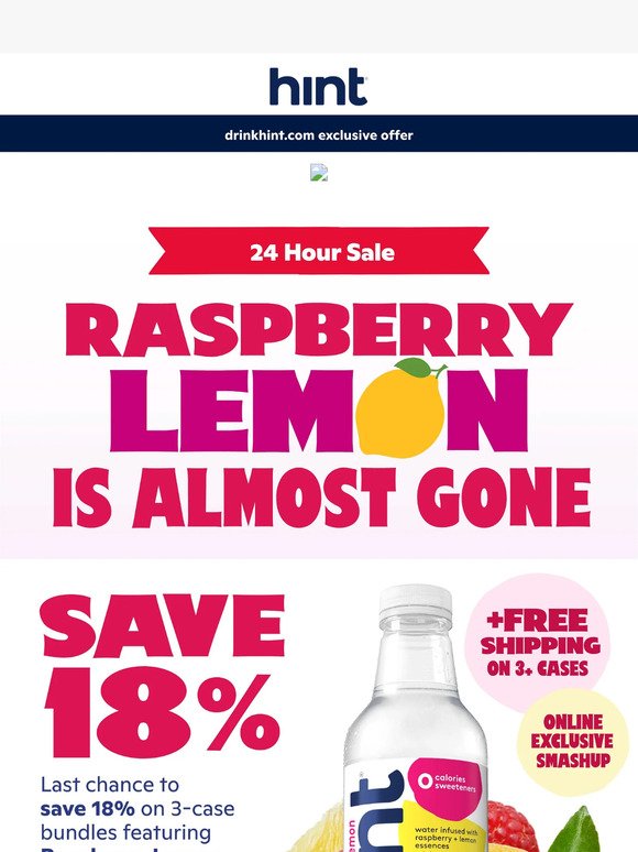 Almost Gone: Raspberry Lemon