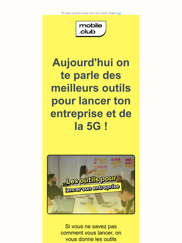 Connectez-vous à l'avenir avec la 5G : Découvrez les Outils Essentiels pour Lancer Votre Entreprise !