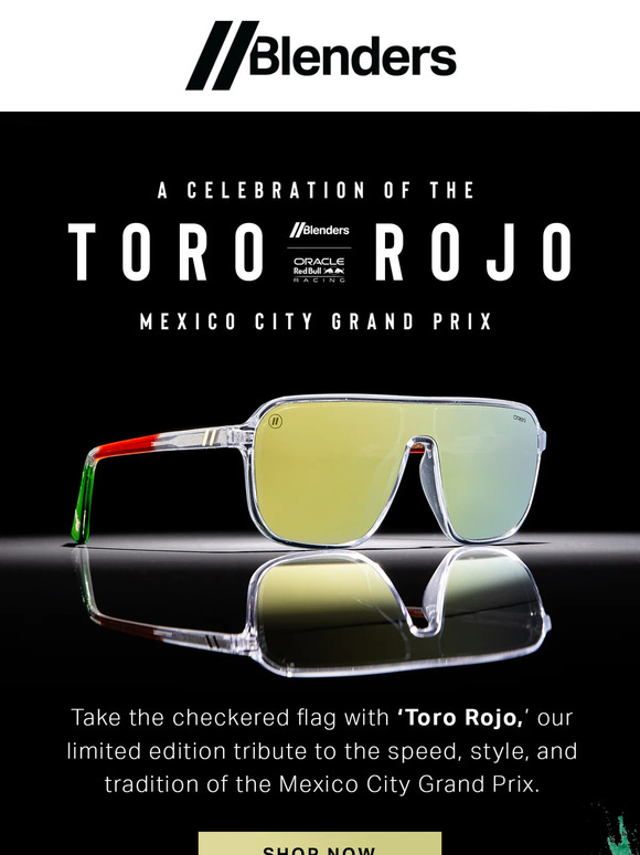 blenderseyewear NEW ‘Toro Rojo’ Sunglasses // Blenders x Oracle Red