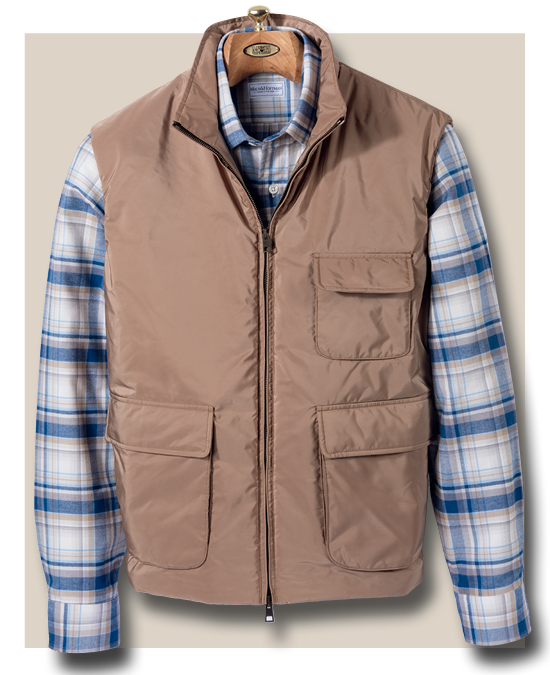 Maus & Hoffman Here's the Very Vest for Fall from Maus & Hoffman Milled