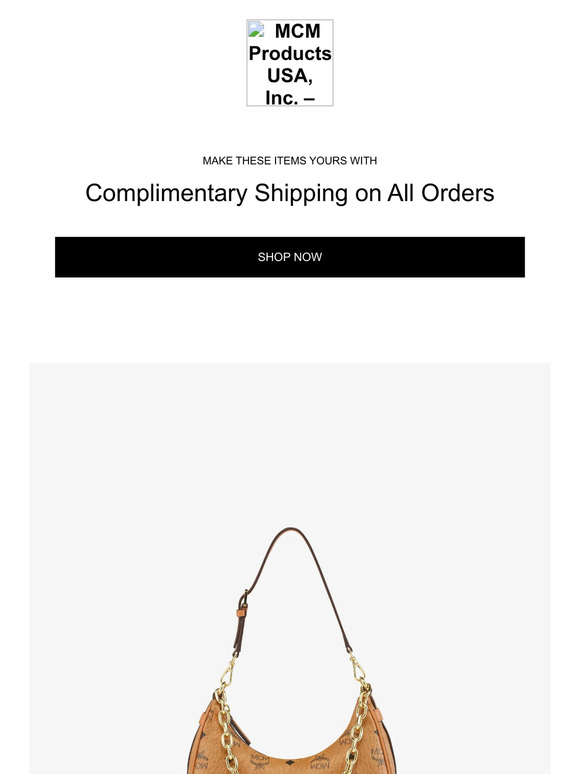 MCM Worldwide Don't miss out, complimentary shipping is available Milled