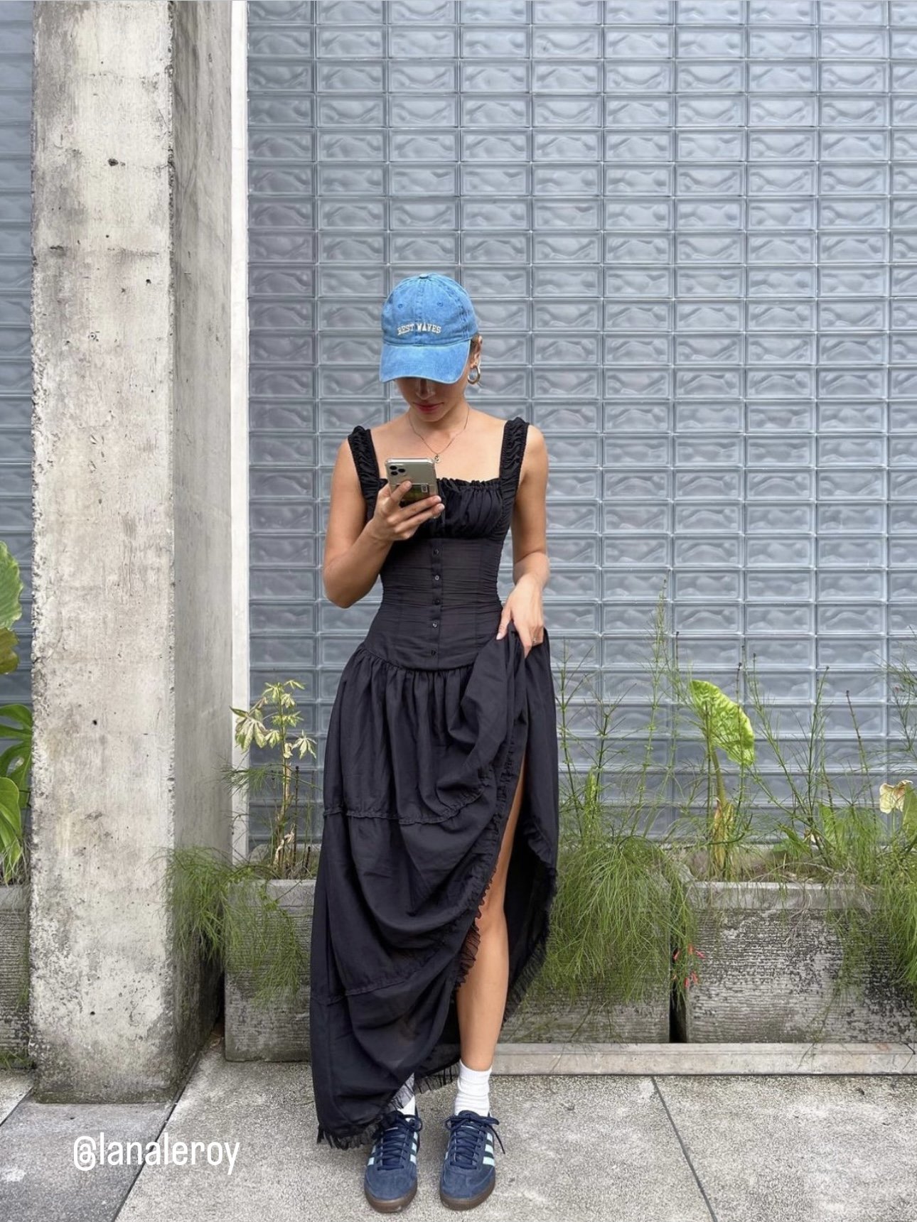Christabelle Ruffle Maxi Dress - Black