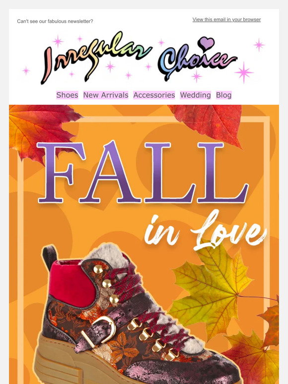 Irregular Choice: Leaves are Falling 🍂 Shoes are Calling + Disco ...
