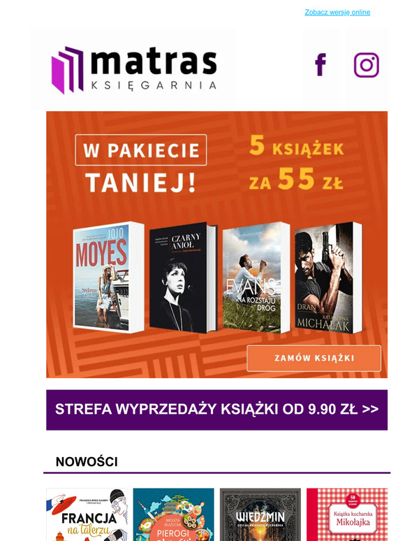 5 książek za 55 zł📚 Skompletuj swój Mega Pakiet!