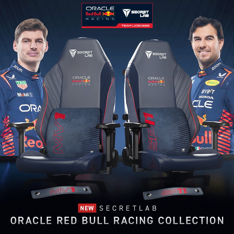 Secretlab: [NEW] Secretlab Oracle Red Bull Racing Collection | Milled