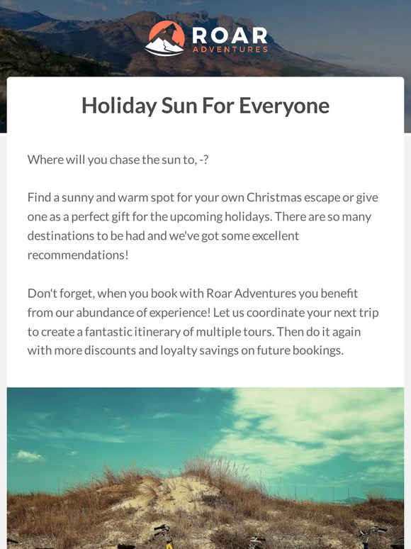 Bike Tours for Christmas Sun 🌞