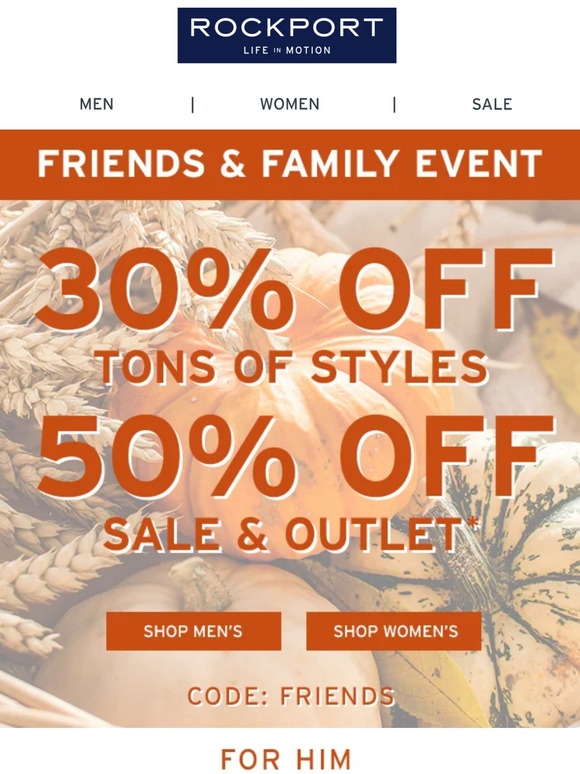 Code FRIENDS unlocks up to 50% off.