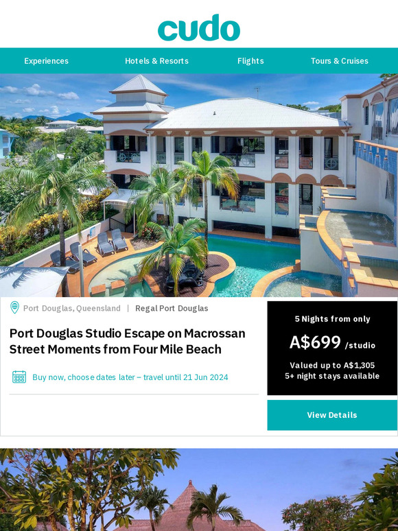 Chase the sun ☀️ with these deals in Port Douglas, Bali, Gold Coast & Thailand