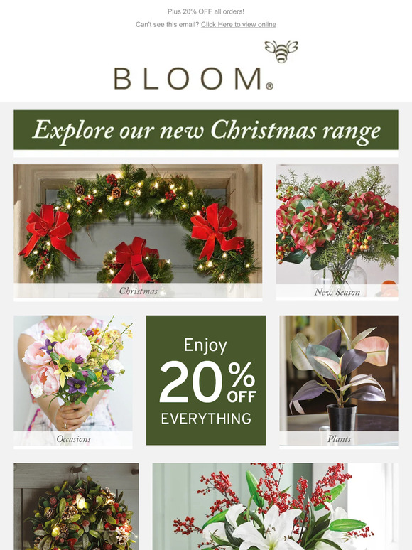 Bloom Explore Bloom's new Christmas range 🎄 Milled