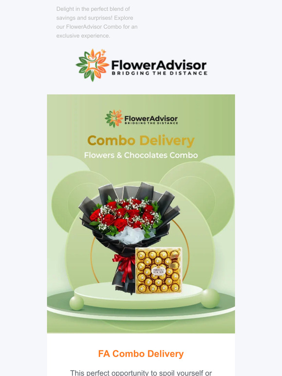 Exclusive FlowerAdvisor Combo: Unforgettable Gifts Await 🎁