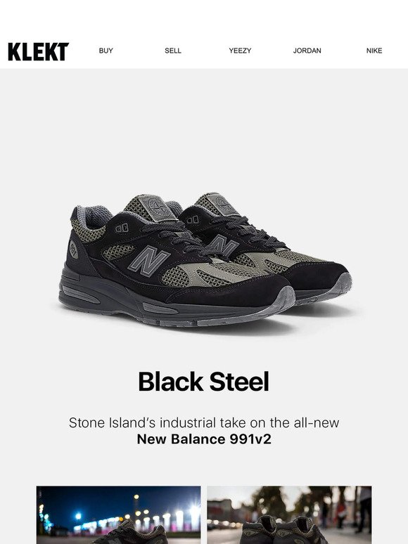 Back In Stock: Stone Island’s new jet-black collab on the New Balance 991v2🔥